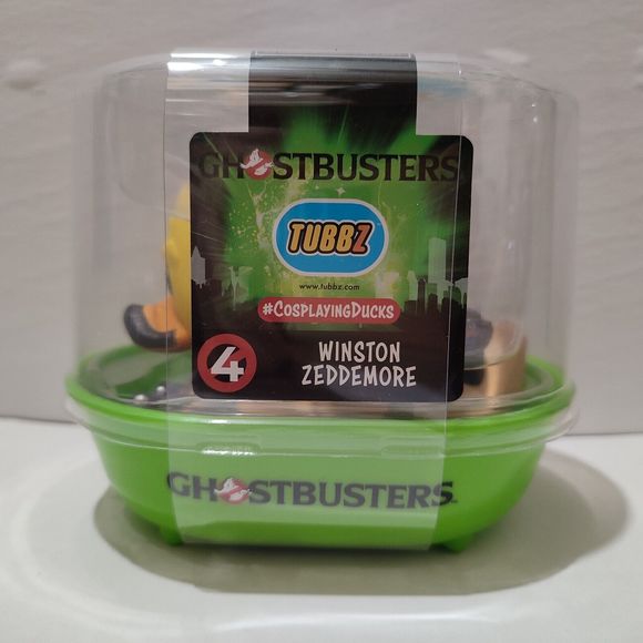 GhostBusters Winston Zeddemore Tubbz Cosplaying Duck Official Figurine - Picture 7 of 10